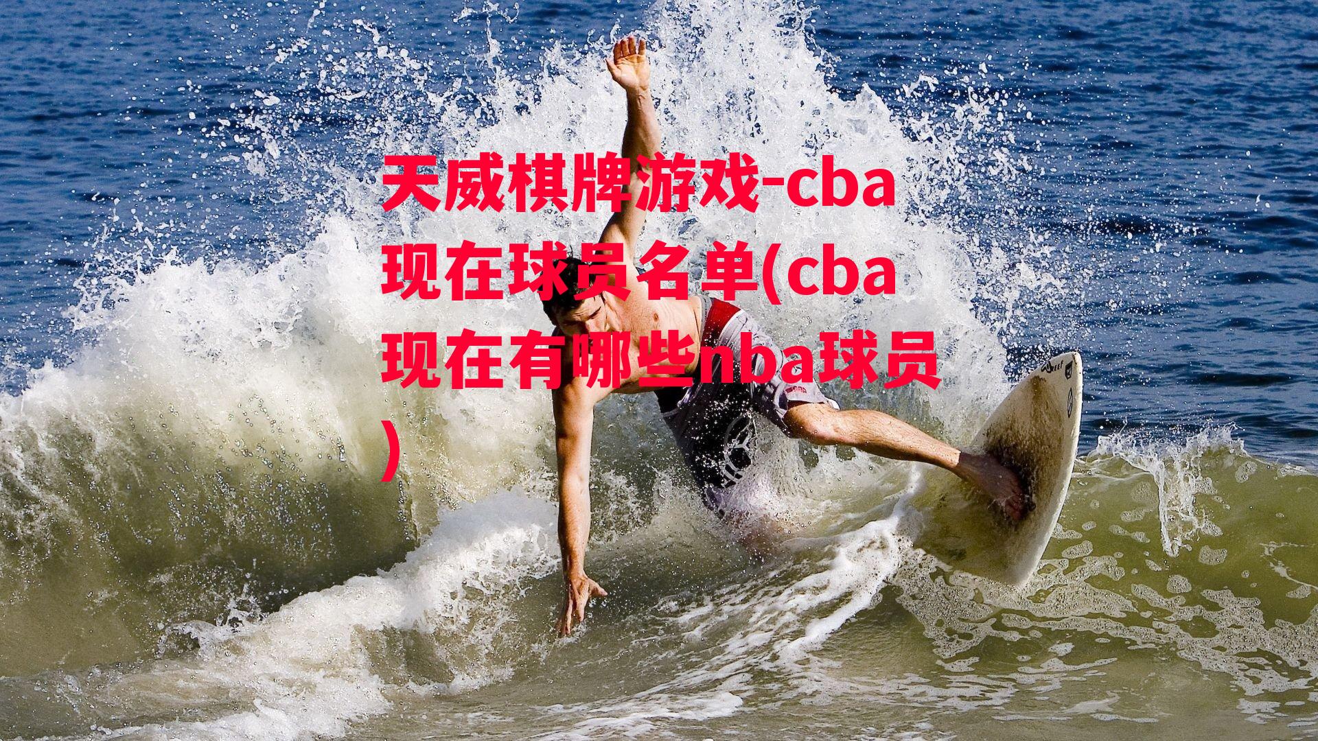 天威棋牌游戏-cba现在球员名单(cba现在有哪些nba球员)